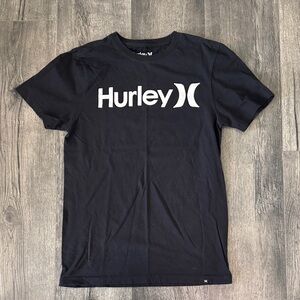 Hurley Black Logo T-shirt Size small